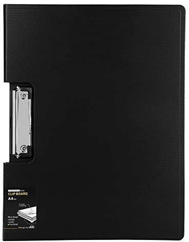 Klemmbrett A4 Schreibmappe Aufklappbar Schreibbrett Dokumente Klemmmappe mit Gummierter Metalklemme Schreibplatte 24 x 32 cm Klemmbrettmappe Schreibmappe Clipboard für Büro Schule Vertrieb