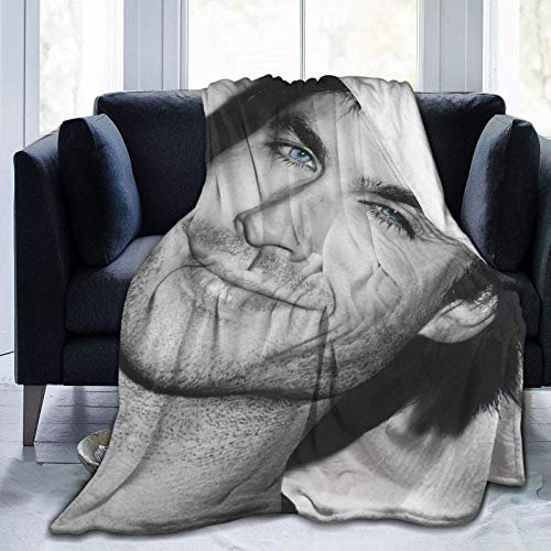 Soft Throw Damon Ian Somerhalder Der Vam-Pire Dia-ries Blanket Fit Schlafsofa - Fluffy Fleece Blanket Super Warm für Couch