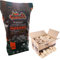 Logs Online Barbecue Bundle - 12 kg Charcoal Guru Restaurant Grade Lumpwood Charcoal + 50 Natural Firelighters (1x 12kg Charcoal & 50 Loglites)