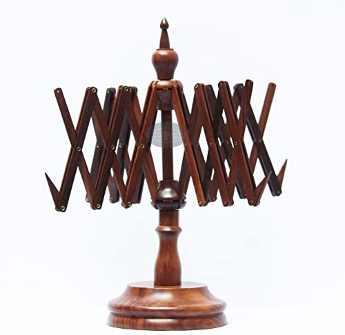 Rosewood Umbrella Swift Yarn Roller, ombrello in legno Swift, rullo per avvolgere il filato a mano, filato da tavola, lana di faggio, strumento per gli amanti del lavoro a maglia
