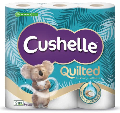Cushelle Quilted Coconut 9 Rolls