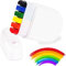 ZHIHUI Regenbogen Schminkstift, LGBT Gay Pride Regenbogen Flagge Schminke für Gesicht Körpermalfarben Ideal für Gay Pride Feiern Kostümparaden für Schwule und Lesben