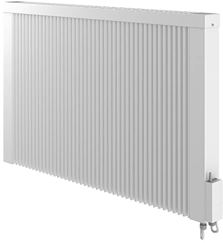 Elektro Heizung mit Keramikkern 1400 Watt - Energiesparender Elektroheizkörper mit Funkmodul, Verzinkt, Wandmontage für Räume von 12-16 m² - Made in Germany