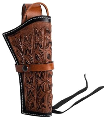Hulara Leather Western Gun Holster Heritage 22 Holster .38 .44 .45 .357 .358 Cowboy Holsters for Revolvers 4 to 8 Approx Heritage Rough Rider Leather Holster