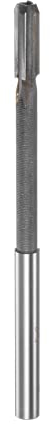 sourcing map Hartmetall Reibahle 5.2 mm, 4 Schneidig, H8/H7 Genauigkeit, Sandstrahlbeschichtung Maschinenreibahle für Metall Holz Loch Reiben, Gerade Nut Hochgeschwindigkeitsstahl Werkzeug