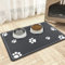 Mavicen Diatomite Pet Feeding Mat, 40 * 60cm Cat Dog Muddy Paws Mat, Super Absorbent Pet Mats for Food Bowls, Non Slip Dog Slow Feeder Mat, Washable Pet Rebellion Mat, Dark Gray