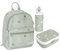 Little Dutch LF-RU-BD-PU Set Kinderrucksack & Brotdose Campus & Trinkflasche Pop-up - Little Farm