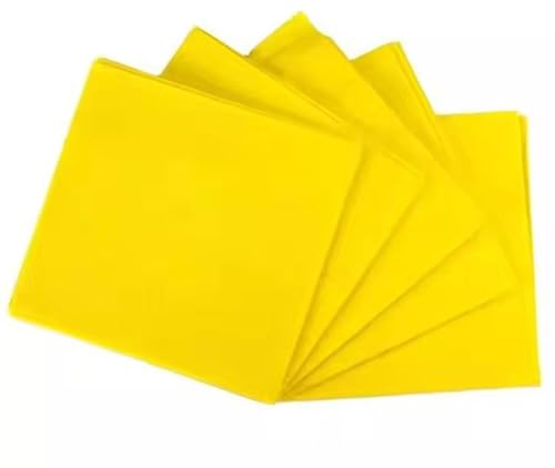 Sleek Style® Multi-Purpose Cleaning Cloths Pack of 6 Cleaning Cloths for Kitchen Super Absorbent Kitchen Dish Towels Rags Washing Wipes Yellow Cleaning Cloths Lint Free Cloths for Cleaning 38 x 40 cm