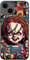 EZB Chucky Schutzhülle mit Horror-Motiv, kompatibel mit iPhone, flexibel, stoßdämpfend, einzigartige Pop-Art-Handyhülle, gruseliges Chucky (iPhone 14), Rot