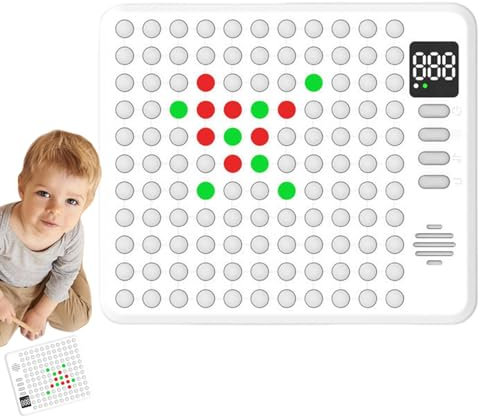 znutc Puzzle Game Console | 9 in 1 Smart Portable Chess Game Board Console | Educational Electric Chess Games Board Games Early Learning Activities for Preschool Nursery Kindergarten