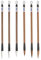 LONZIKP 6 Pinceaux Calligraphie, Brosses Écriture Chinoise, Pinceaux Peinture Chinoise, Pinceaux Aquarelle pour Calligraphie à la Main (3 Tailles)