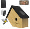 Birdkiss Intelligentes Vogelhaus mit Kamera, solarbetrieben, 3MP HD Live View, kleines Vogelhaus für draußen, Vogelnist- und Schlüpfen, ideales Geschenk für den Außenbereich für kleine Vogel und