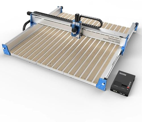 Genmitsu PROVerXL 4x4 CNC Router Machine, 4'x4' Large CNC Kit, Support Dual Z-Axis, Closed-Loop Stepper Motor, Ball Screw Drive System, for Wood Metal Carving