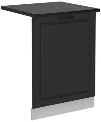 Vicco Geschirrspülblende R-Line, Anthrazit Landhaus, 60 cm, AP Anthrazit
