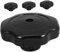 DIYEAH 4 Pz Pentola a Pressione Sostituzione dei Manici delle Pentole del Coperchio della Pentola Parti di Cottura a Pressione Maniglia del Pomello del Coperchio Black Plastica