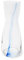 Excelsa Santorini Carafe en verre soufflé avec dégradé bleu, 1 litre
