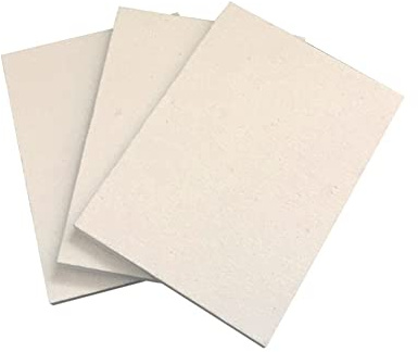 3-teilige Keramikfaser-Dämmplatte – 2300 °F Wärmedämmung for Kamin, Ofen, Schmiede, Brennofen, Pizzaofen(300 * 300 * 10mm)