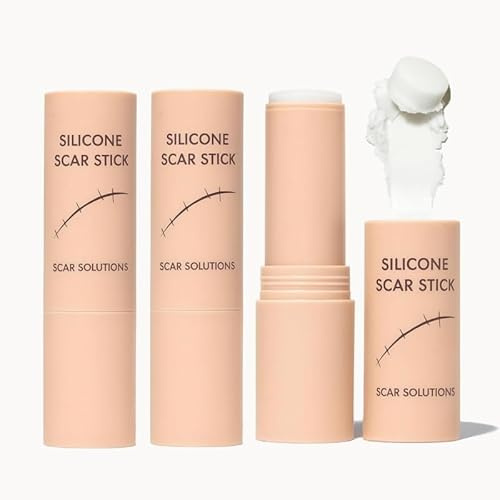 Silikon-Narbenstift, Narbenreparaturcreme, 60% Silikon, Pflaster zur chirurgischen Narbenentfernung, Concealer, unterstützt die natürliche Heilung von Gesicht und Körper
