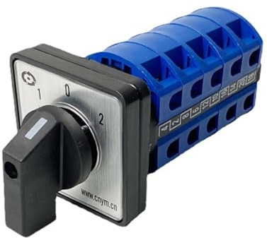 3 posiciones 5 polos 25A 690V cambio interruptor giratorio de leva interruptor giratorio contacto de plata Control Motor LW26-25/5(01)