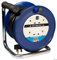 2xMasterplug LDCC3013/4BL 30 m 4 Socket 13 amp Open Cable Reel with Thermal Cut Out and Reset Button