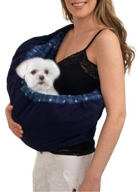 OrgMemory Hunde Tragetaschen, Tragetasche Katzen, Hundetragetasche Outdoor Tragetasche Hund (Blau Plaid)