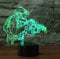SUAVER 3D Lampe LED Nachtlicht, 3D Optical Illusion Lampe Touch Tischlampe 7 Farbwechsel Dekoration Lampe USB Powered Stimmungslicht Skulptur Licht Geburtstags Weihnachts Geschenk (Soldat)