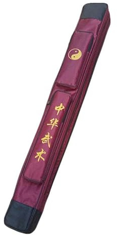 Bokken Carry Bag Canvas with Pockets PU Single & Double Layer of Sword Bag