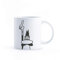 Bialetti, Porzellan, Tassen Tasse Männchen zylindrisch, 1 Stück (1er Pack), Weiß
