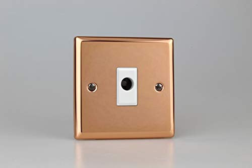 Varilight 16A Flex Outlet Plate Polished Copper