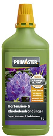 Primaster Flüssigdünger Hortensien und Rhododendron Dünger Garten Beet