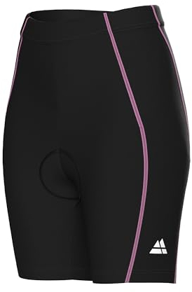 DANISH ENDURANCE Kurze Radlerhose für Damen L Schwarz/Pink