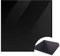 TSKDKIT Hoja de Plástico HDPE Negro de Alta Densidad 30 x 30 x 1 cm, Panel Duro y Grueso para Proyectos, Manualidades y Más