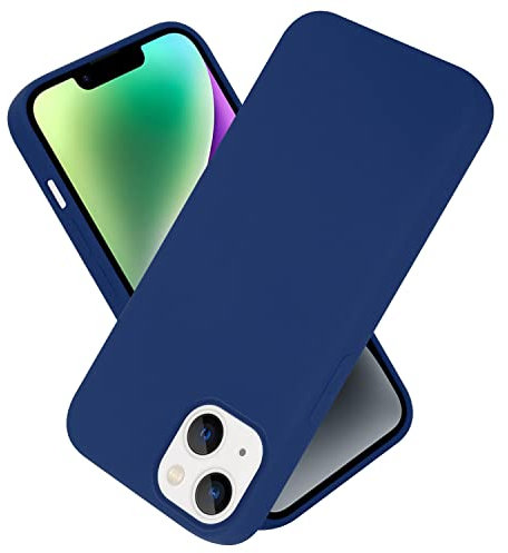 Cadorabo Custodia compatibile con Apple iPhone 14 in LIQUID BLU - Coperchio protettivo in silicone TPU flessibile