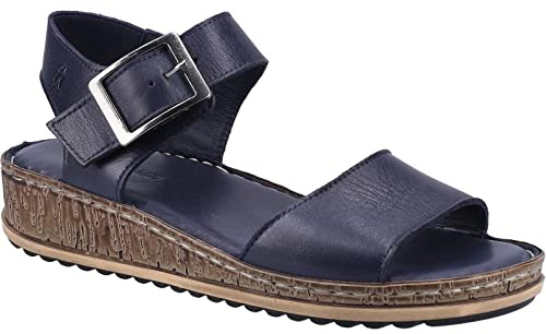 Hush Puppies Womens Ellie Sandal, Navy, 4 UK