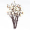 LGEGE Künstliche weiße Pflaumenblüten, 6 Stück, künstliche Blumen, Stoffsimulation, Blumenstrauß für Zuhause, Küche, Büro, Hotel, Tafelaufsatz, Dekoration