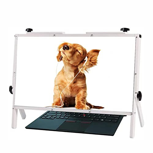 2022 Computer-Bildschirmlupe, 22-Zoll-Laptop-Bildschirmlupe für Sehbehinderte, Desktop-Bildschirmlupe - Unterstützt alle, weiß