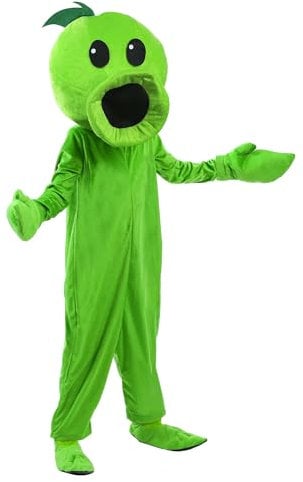 Plants Vs Zombies Peashooter Fancy Dress Costume for Adults Large