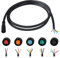 baluoqi Verlängerungskabel 2Pin/3Pin/4Pin/5Pin/6Pin wasserdichter Stecker mit einem einzelnen Stecker DIY Ebike Linie für elektrisches Fahrrad Licht/Ebrake/Anzeige Ebike Teile (6Pin weiblich)