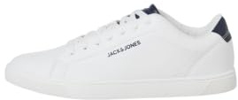 Jack & Jones Baskets Jfwboss PU Noos pour Homme, Blazer Bleu Marine avec détails Blancs, 44 EU