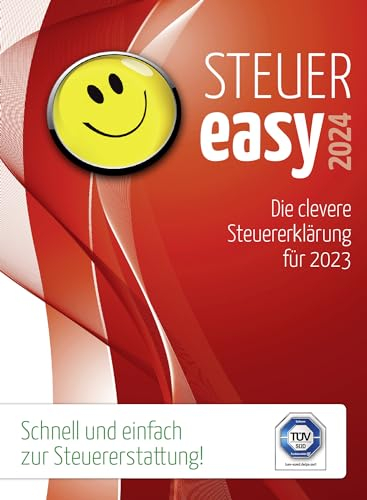 STEUEReasy 2024 | clevere Schritt-für-Schritt Steuersoftware (für Steuerjahr 2023) │ Windows-Version │ Aktivierungscode per Email