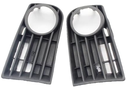 UNGOOR Nebelscheinwerfer Blende Abdeckung Frontstoßstange Lampengitter passend für VW Golf 5 A5 MK5 2004 2005 2006 2007 2008 2009 Autozubehör Nebelscheinwerfer Zubehör.,C-1 Pair