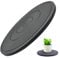 WORDFUN Plateau Rotatif Pivotant, Base De Moniteur Rotative À 360°, Diamètre : 40 Cm Plateforme Rotative, Rond Plateau Pivotant, pour Téléviseurs, Moniteurs, Haut-parleurs, Plantes D'intérieur