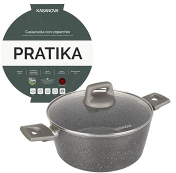 Casseruola 24 cm con coperchio Pratika
