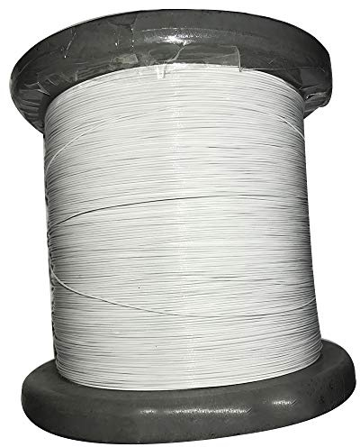 10 Meter/Rolle Teflo-Draht UL10064 26AWG/ 32AWG /34AWG Micro-Litze-Litze-Lötdraht mit hoher Leitfähigkeit, Montagedraht, PTFE-Ausgleichskabel (Size : 10m, Color : 32 AWG)