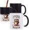 Planetee Tasse Magique Maitresse Chouette Café | Mug qui change couleur avec la chaleur | Idée Cadeau Humour Collègue Travail Famille Anniversaire Noël