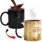 ZONSUSE Tasse à Thé ou Café Thermosensible en Céramique,Motif Zombies,Halloween Cadeaux Effrayants Amusants pour Fans de Zombies et Fantôme,The Walking Dead(D'horreur)