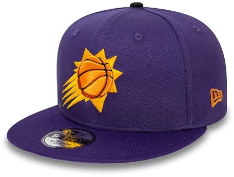 New Era NBA 9FIFTY Snapback Cap Rear Logo Phoenix Suns Purple (DE/NL/SE/PL, Alphanumerisch, M, L, Violett)