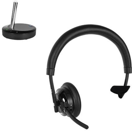 VT UC Dect - Auriculares inalámbricos con micrófono con cancelación de ruido, funcionan con teléfonos de escritorio, computadoras y teléfonos blandos (mono)