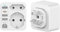 Double Dragon Adaptateur de Voyage 20W à Charge Rapide 5-en-1 France vers UK | 3 USB-A et 1 USB-C | Convertit EU 2-PIN Plug Une Utilisation au Royaume-Uni et en Irlande, Dubaï, la Malaisie, Singapour