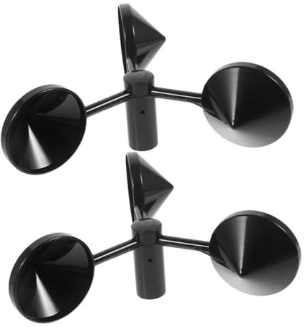 Kisangel 2stücke Anemometer Windmesser Für Außenbereich Windgeschwindigkeitsmesser Design Abs-material Sensor Für Luftströmungsbeobachtung Ersatz Für Defekten Anemometerbecher